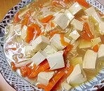 豆腐とえのきと人参の中華風とろみ煮